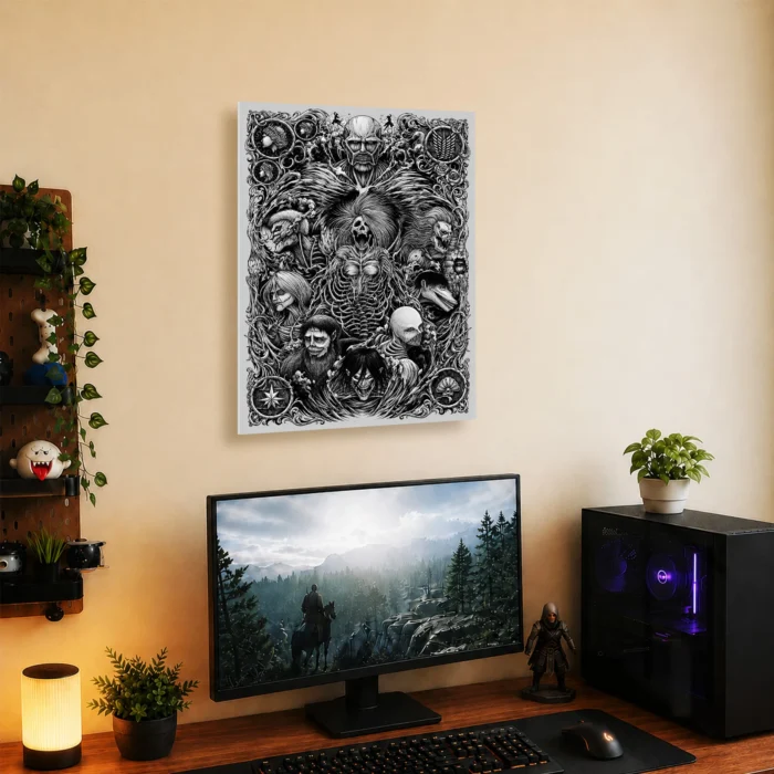 AOT Nine Titan Metal Poster Wall Decor - Image 4