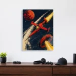 Cowboy Metal Poster Wall Decor - D - Image 3