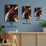 Cowboy Metal Poster Wall Decor - D - Image 6