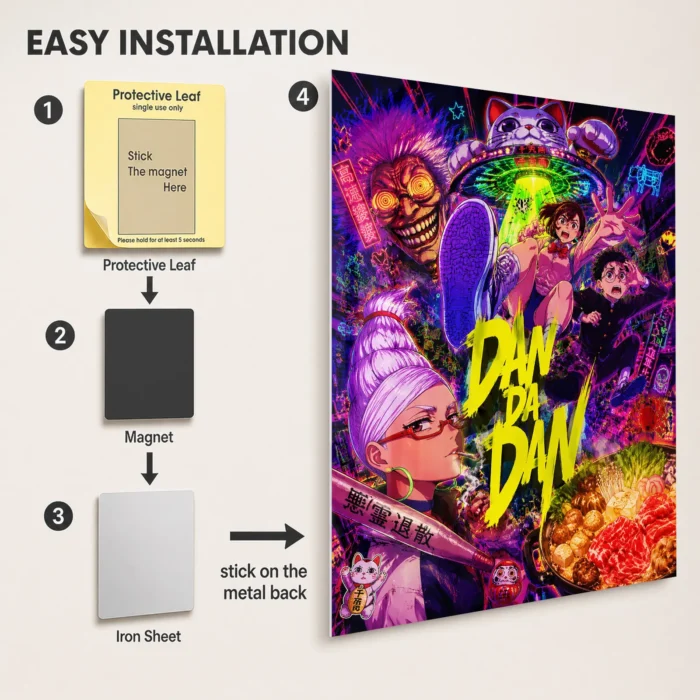 Danda Metal Poster Wall Decor - Image 2