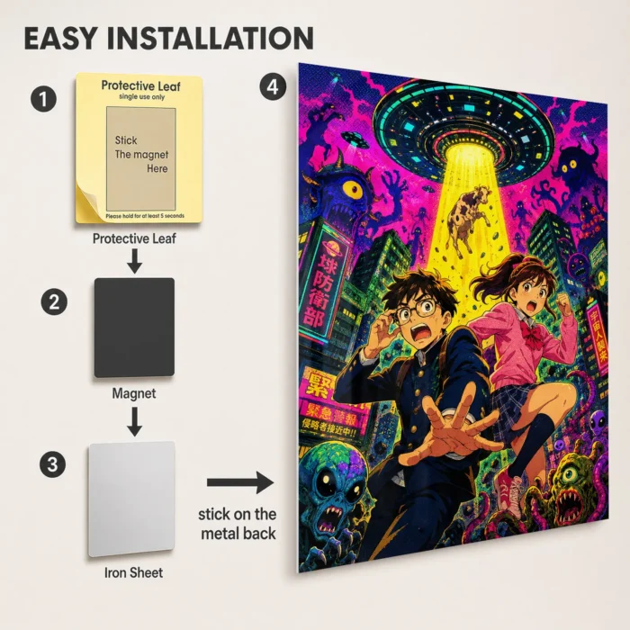 Danda Metal Poster Wall Decor - A - Image 2