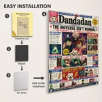 Danda Newspaper Metal Poster Wall Decor - Image 2