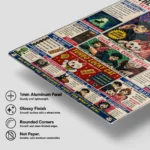 Danda Newspaper Metal Poster Wall Decor - Image 6