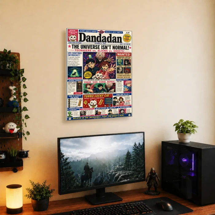 Danda Newspaper Metal Poster Wall Decor - Image 5