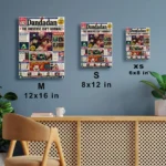 Danda Newspaper Metal Poster Wall Decor - Image 7