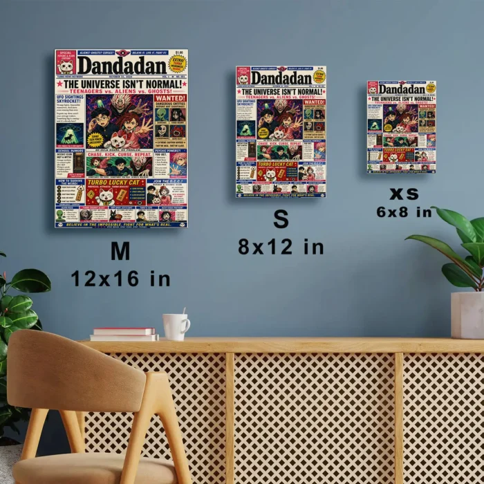 Danda Newspaper Metal Poster Wall Decor - Image 7