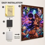 Danda Metal Poster Wall Decor - D - Image 2