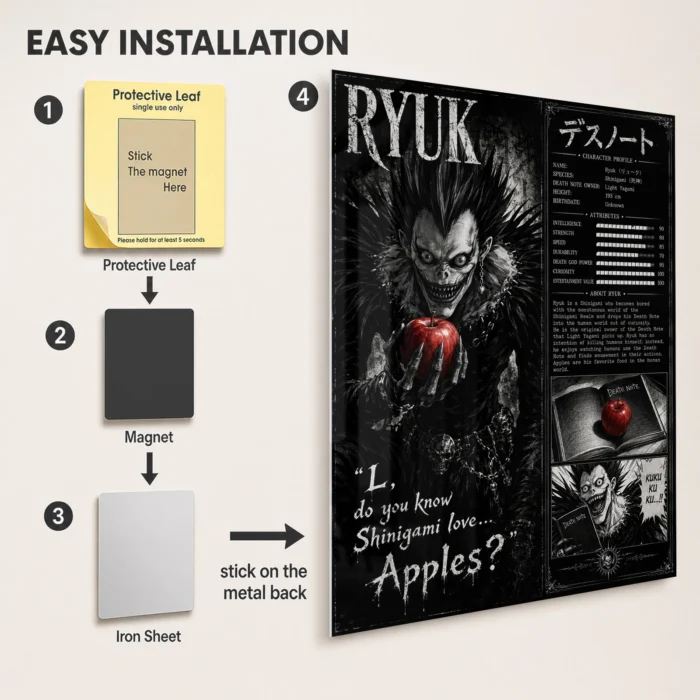 DN Metal Poster Wall Decor - B - Image 2