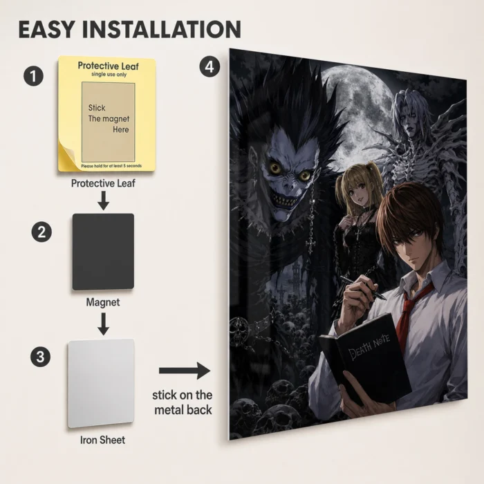 DN Metal Poster Wall Decor - C - Image 2