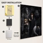 DN Metal Poster Wall Decor - D - Image 2