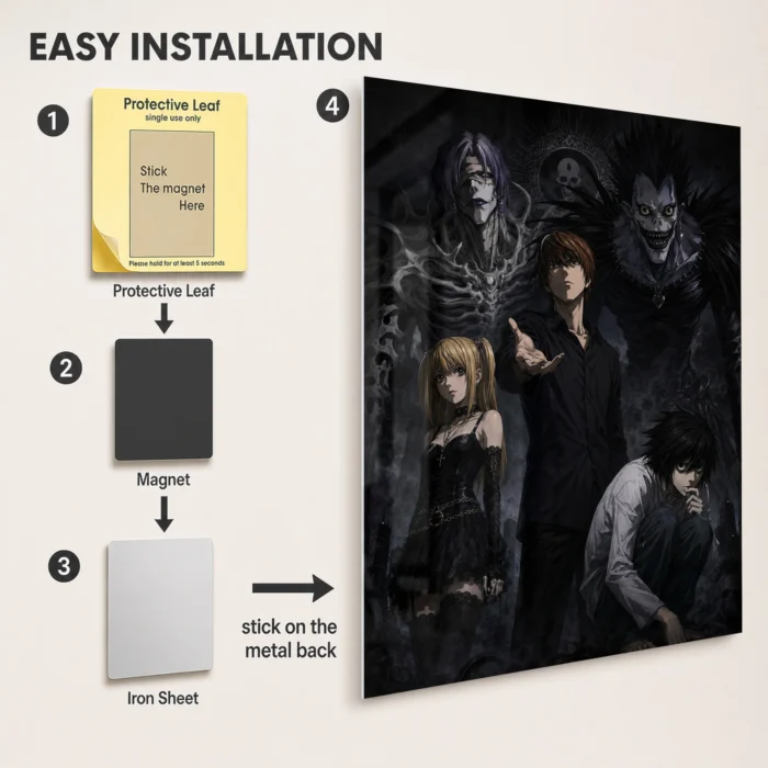 DN Metal Poster Wall Decor - D - Image 2