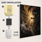 DN Metal Poster Wall Decor - E - Image 2