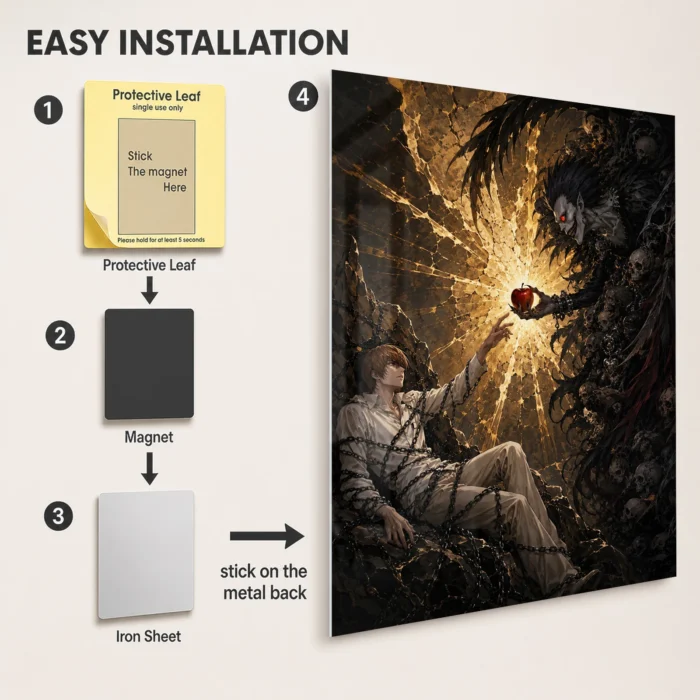 DN Metal Poster Wall Decor - E - Image 2