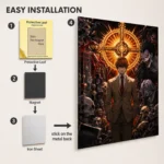 DN Metal Poster Wall Decor - F - Image 2