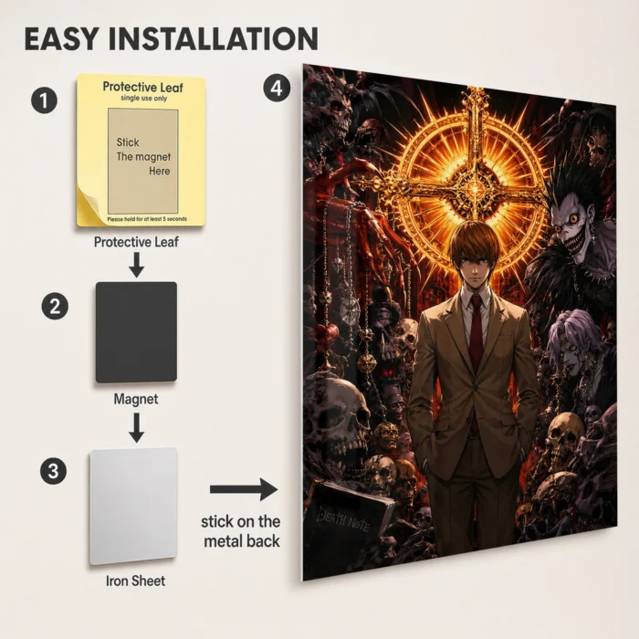 DN Metal Poster Wall Decor - F - Image 2