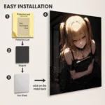 DN Misa Metal Poster Wall Decor - Image 2