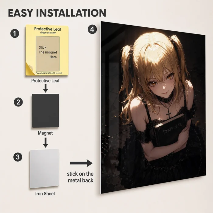 DN Misa Metal Poster Wall Decor - Image 2