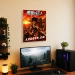 AOT Levi Ackerman Metal Poster Wall
  Decor - A - Image 4