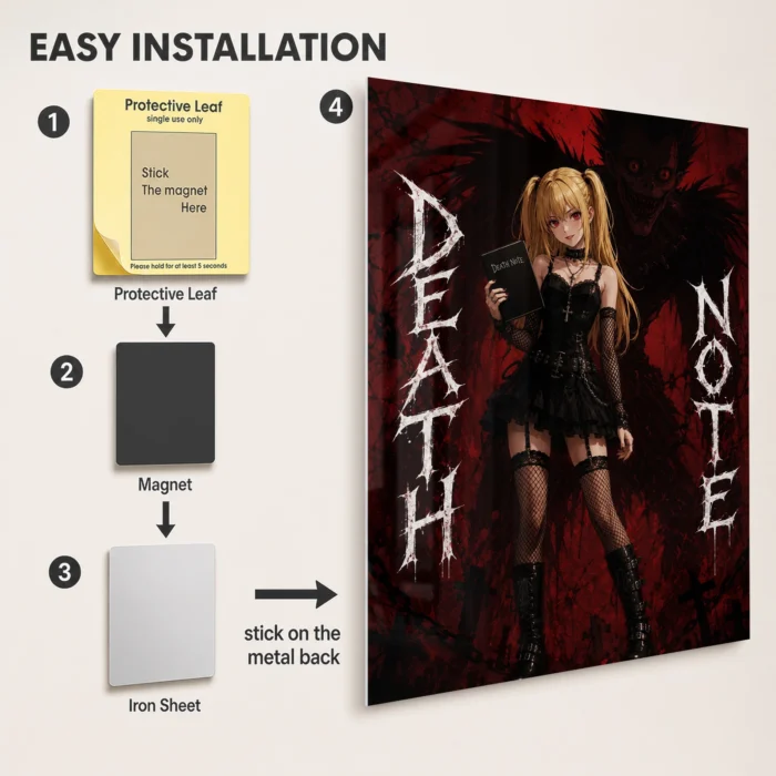 DN Misa Metal Poster Wall Decor - A - Image 2