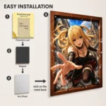 DN Misa Metal Poster Wall Decor - B - Image 2