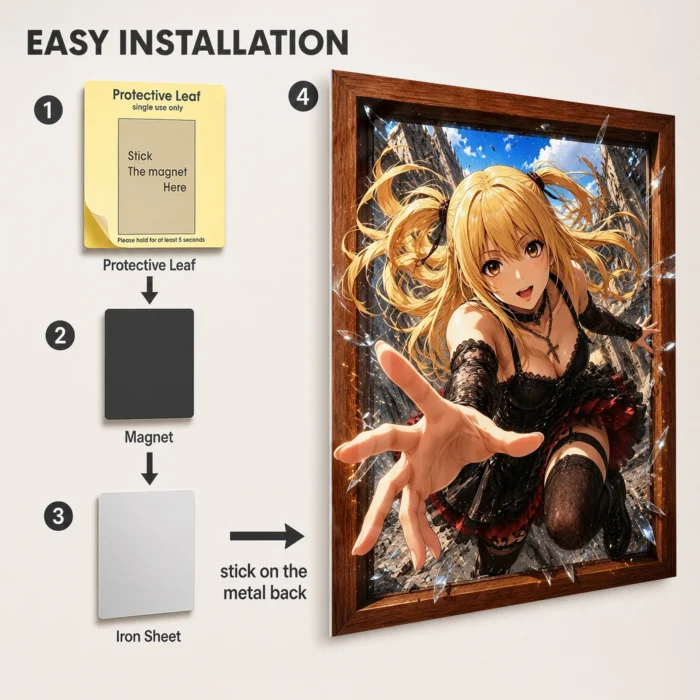DN Misa Metal Poster Wall Decor - B - Image 2
