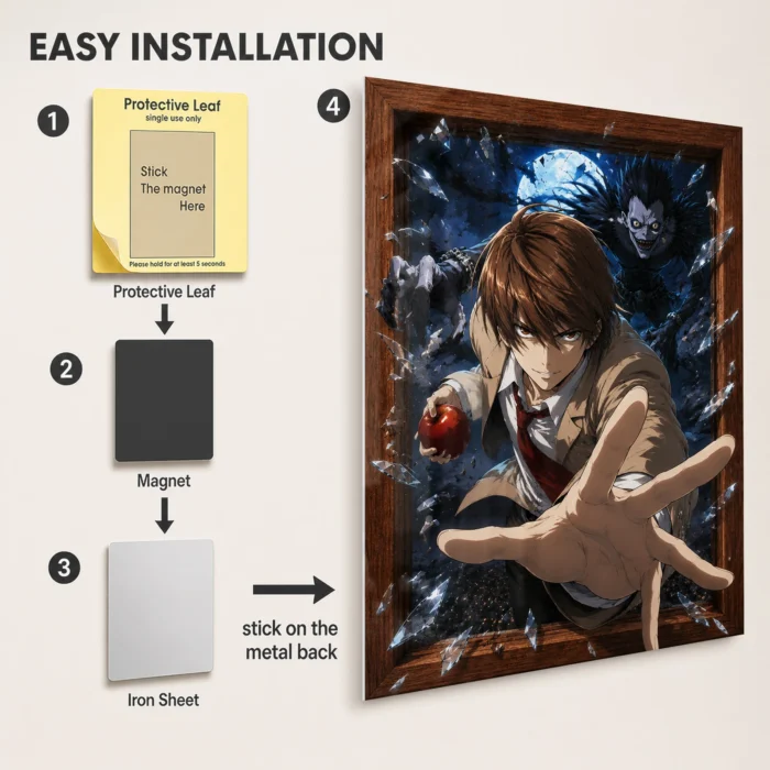 DN Metal Poster Wall Decor - H - Image 2