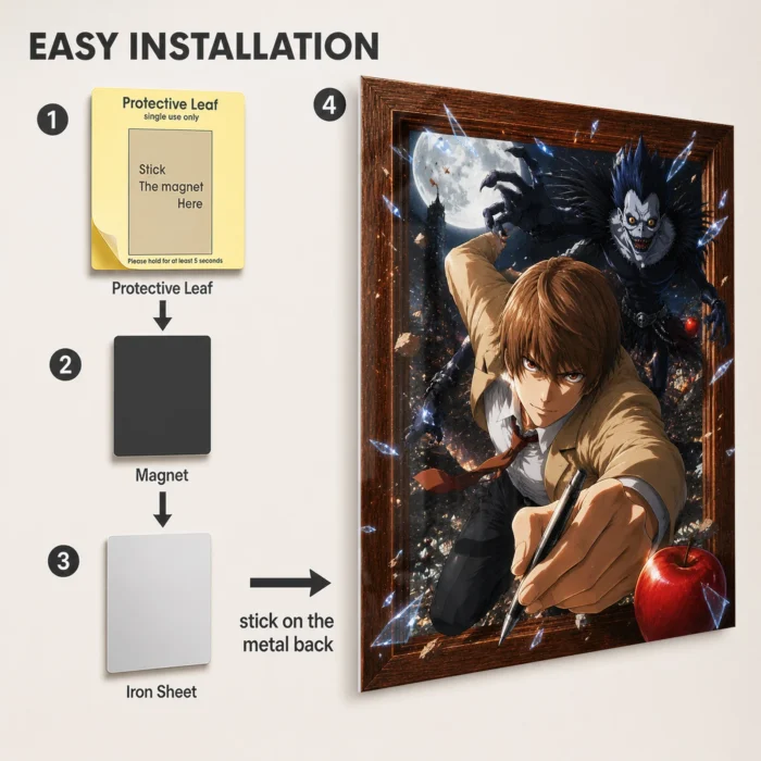 DN Metal Poster Wall Decor - J - Image 2