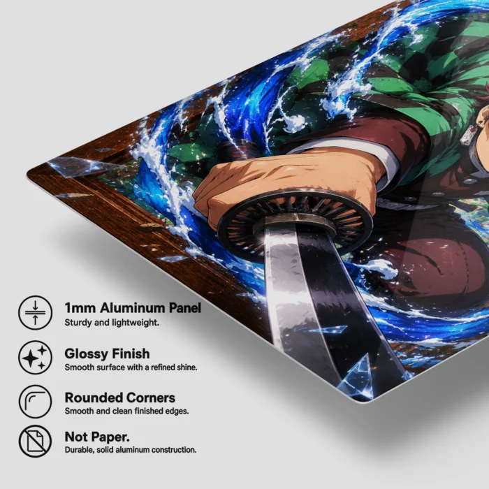 Slayer Tanjiro Metal Poster Wall Decor - Image 5