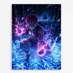 Slayer Akaza Metal Poster Wall Decor