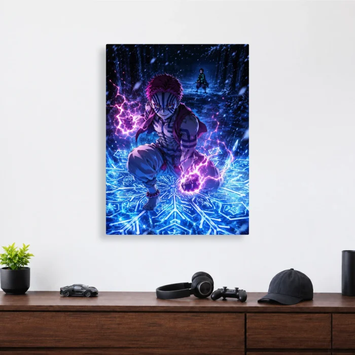 Slayer Akaza Metal Poster Wall Decor - Image 3