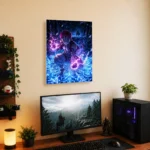 Slayer Akaza Metal Poster Wall Decor - Image 4