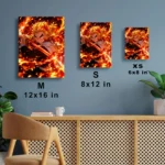 Slayer Rengoku Metal Poster Wall Decor - Image 6