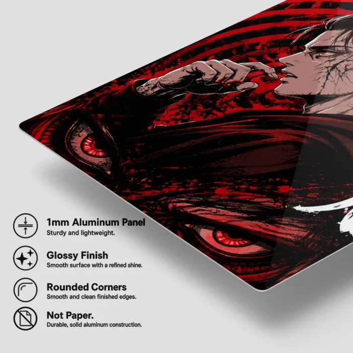 AOT Eren Yeager Metal Poster Wall Decor - Image 5