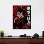 AOT Eren Yeager Metal Poster Wall Decor - Image 3