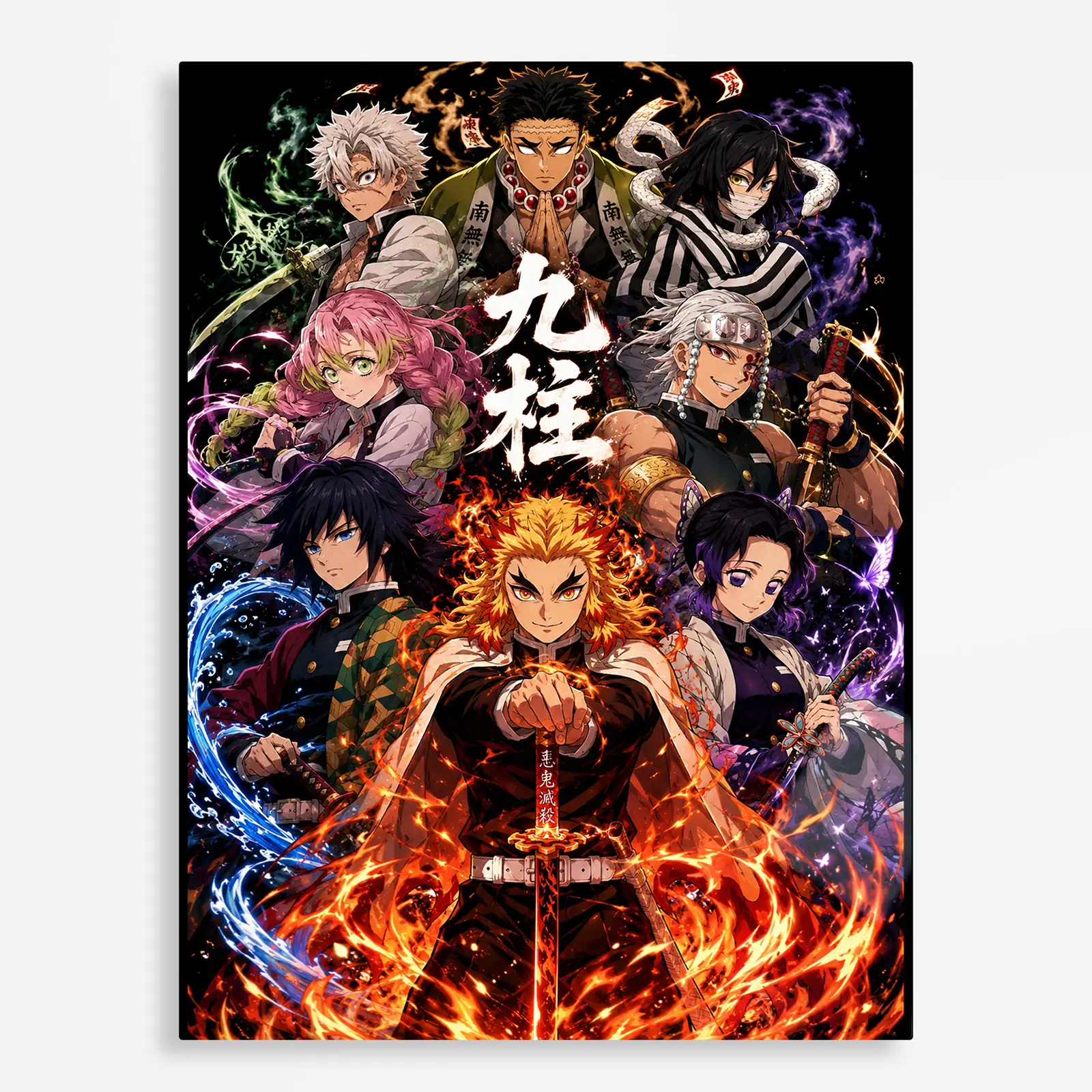 anime metal poster (90) s1 Slayer Metal Poster Wall Decor - A - Image 1
