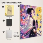 Slayer Shinobu Metal Poster Wall Decor - Image 2
