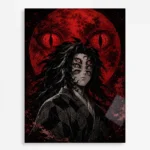 Slayer Kokushibo Metal Poster Wall Decor
  - A