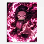 Slayer Nezuko Metal Poster Wall Decor