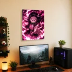 Slayer Nezuko Metal Poster Wall Decor - Image 4