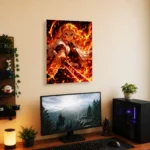 Slayer Rengoku Metal Poster Wall Decor -
  A - Image 4