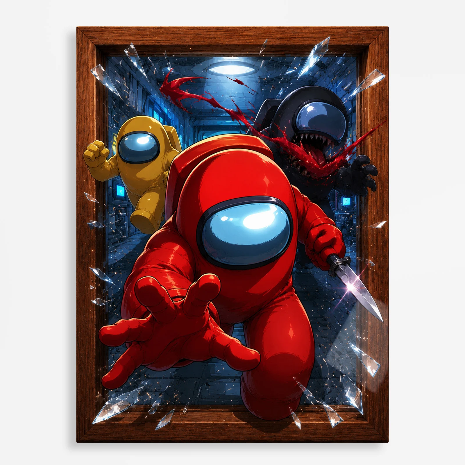 video game metal poster (1) s1 AU Metal Poster Wall Decor - Image 1
