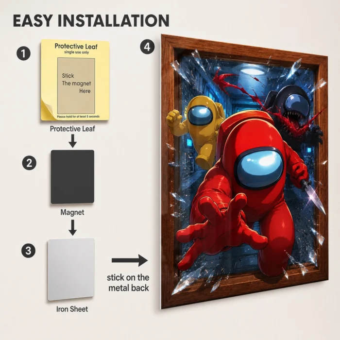AU Metal Poster Wall Decor - Image 2