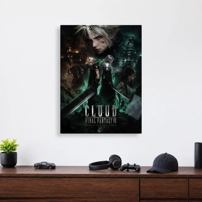 FFVII Metal Poster Wall Decor - B - Image 3
