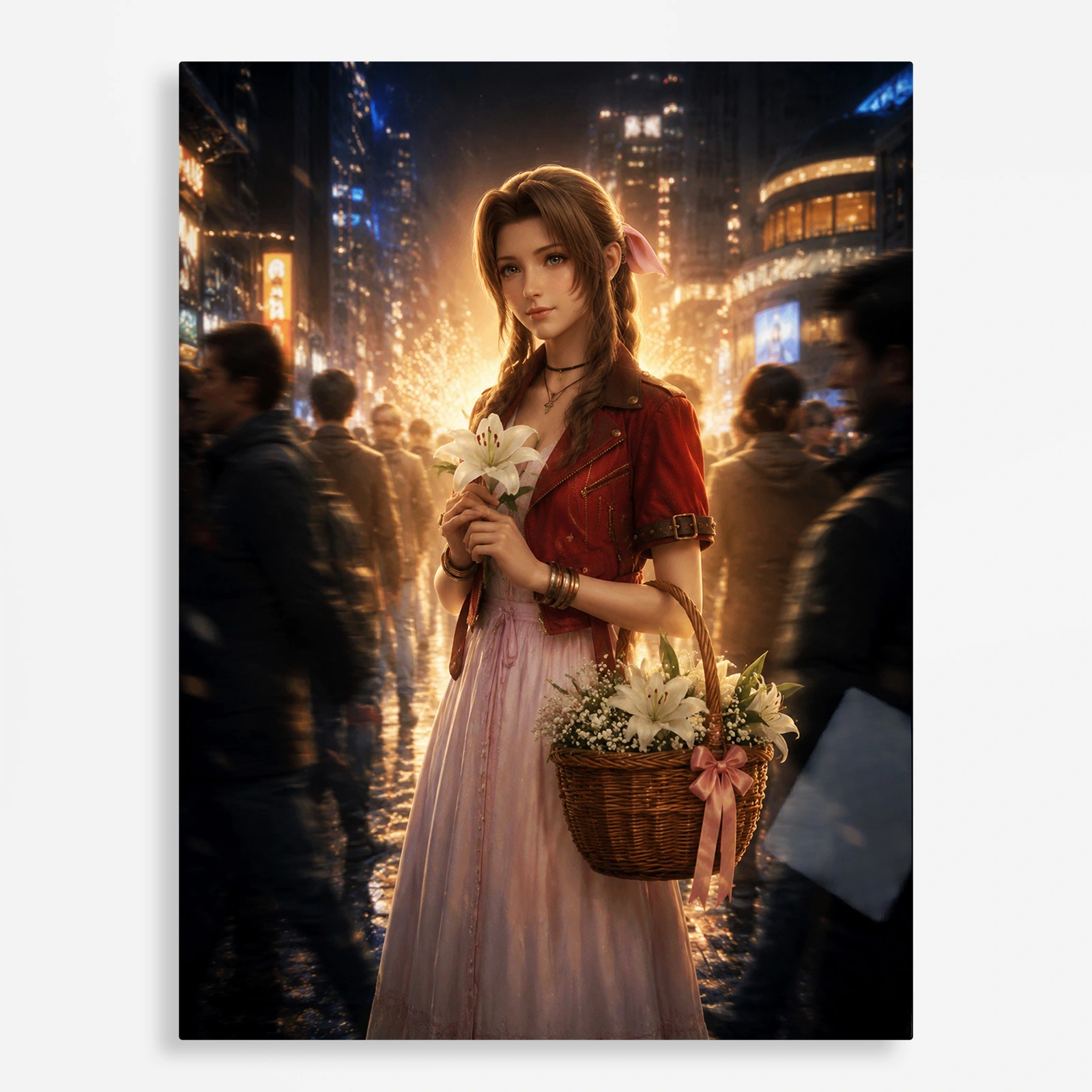 video game metal poster (101) s1 FFVII Cloud Strife Metal Poster Wall Decor - Image 1