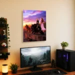 FFVII Aerith Gainsborough Metal Poster Wall Decor - Image 5