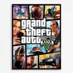 GTA V Metal Poster Wall Decor