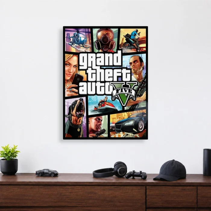 GTA V Metal Poster Wall Decor - Image 3