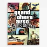 GTA V Metal Poster Wall Decor - A