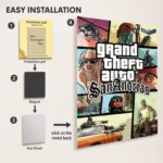 GTA V Metal Poster Wall Decor - A - Image 2