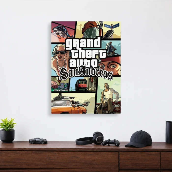 GTA V Metal Poster Wall Decor - A - Image 3